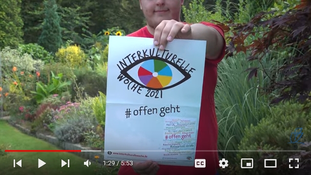 Screenshot eines Promo-Videos der Interkulturellen Woche in Bottrop