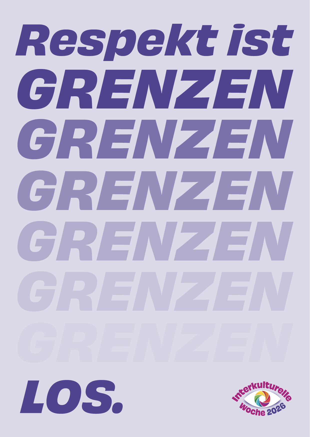 IKW-Motiv 2026 mit dem Slogan "Respekt ist grenzenlos".