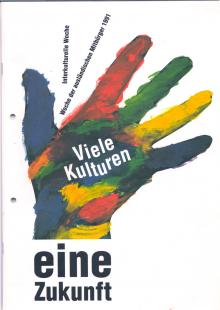 1991: Plakat "Woche der ausländischen Mitbürger 1991"