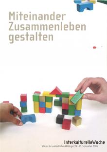 IKW 2006: Postkarte "Miteinander Zusammenleben gestalten. Bauklötze"