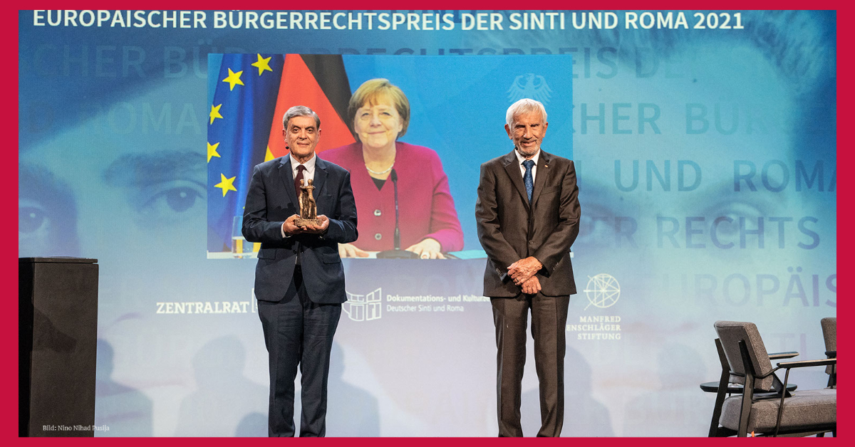 Burgerrechtspreis Der Sinti Und Roma Geht An Angela Merkel Interkulturelle Woche
