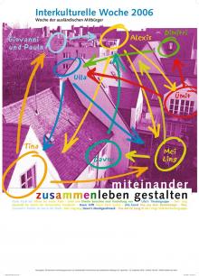 IKW 2006: Plakat und Postkarte "Miteinander Zusammenleben gestalten"