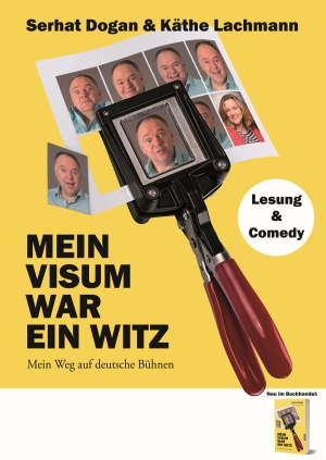 Plakat "Mein Visum war ein Witz"