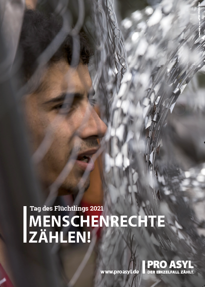 Plakat Tag des Flüchtlings 2021