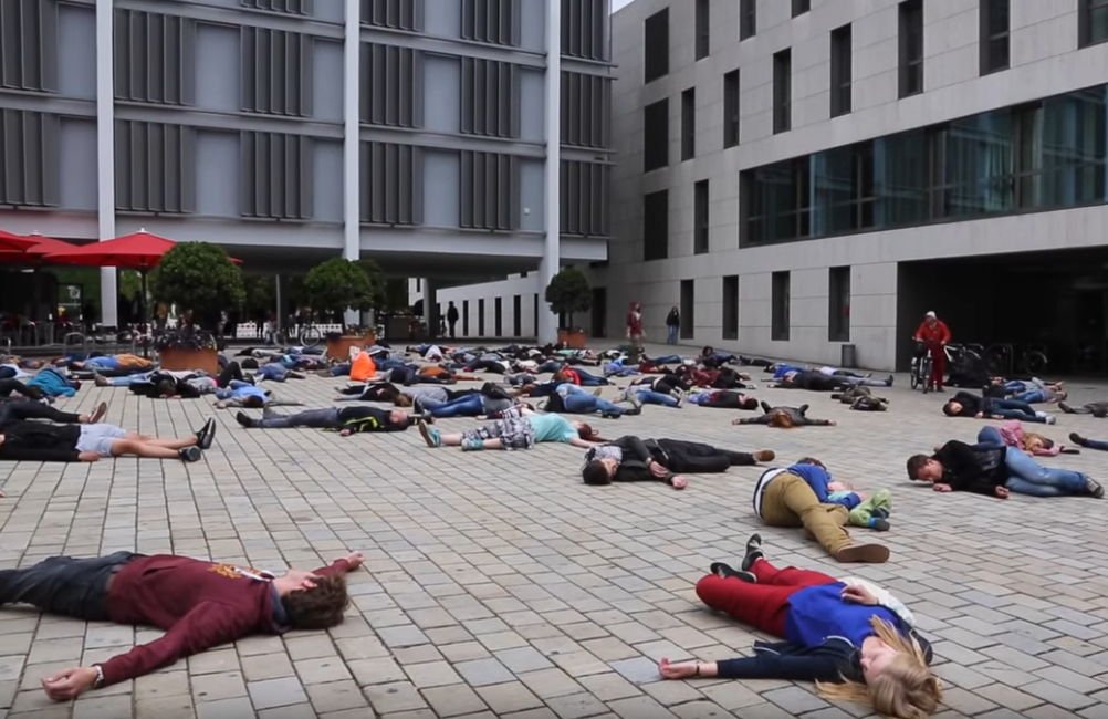 Screenshot Flashmob Ingolstadt 2015