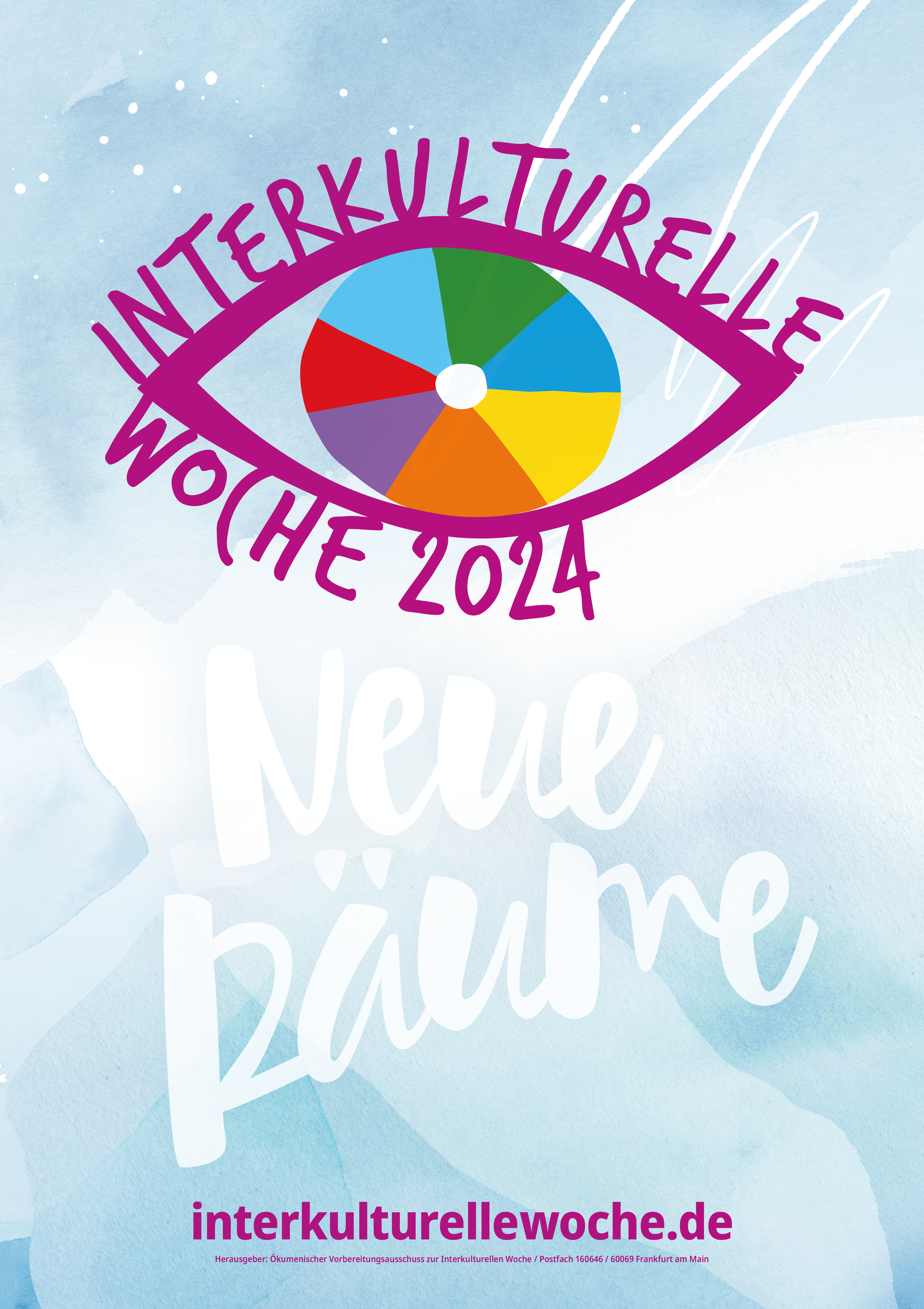 IKW-Plakat und Postkarte "Auge 2024"