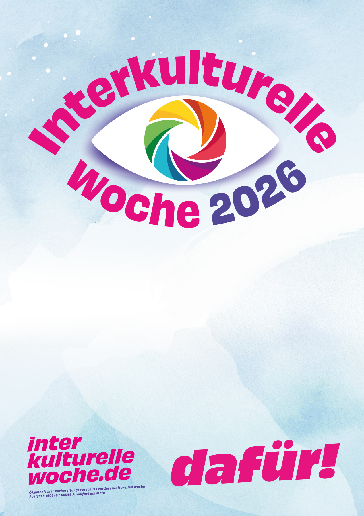 Das Plakat- und Postkartenmotiv mit dem IKW-Auge 2026