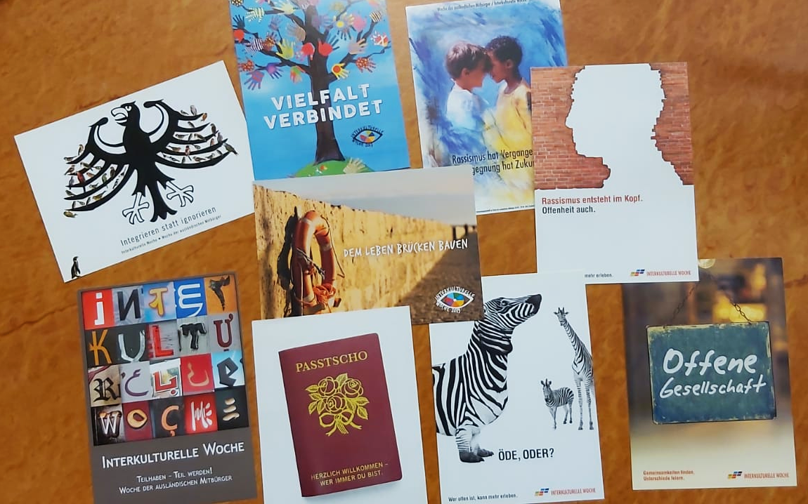 Die Mottos früherer Interkultureller Wochen als Collage. Foto: ÖVA Die Mottos früherer Interkultureller Wochen als Collage. Foto: ÖVA