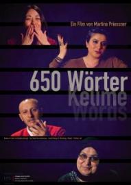 Plakat "650 Wörter"